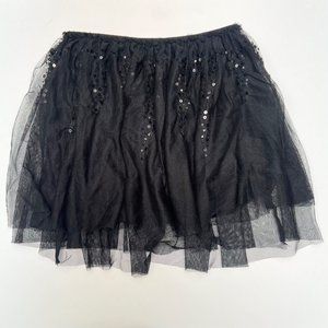 Justice Tulle Sequins Skirt w/ Shorts